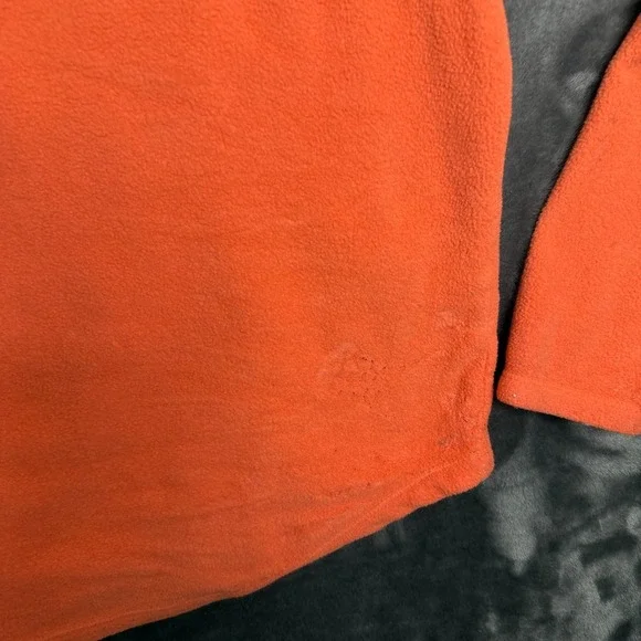 Patagonia Womens Orange Classic Microdini Fleece Jacket Size Small - Picture 14 of 16